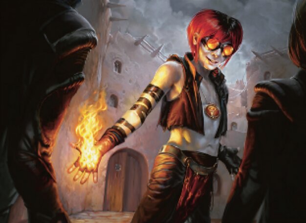 Junger Pyromagier