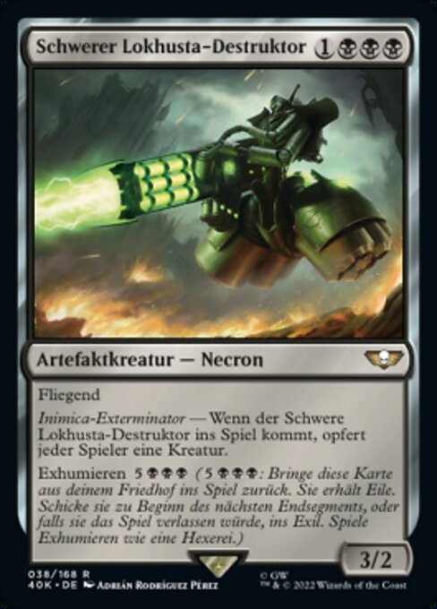 Schwerer Lokhusta-Destruktor