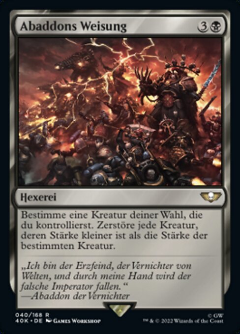 Abaddons Weisung