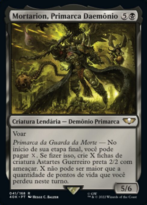 Mortarion, Primarca Daemônio