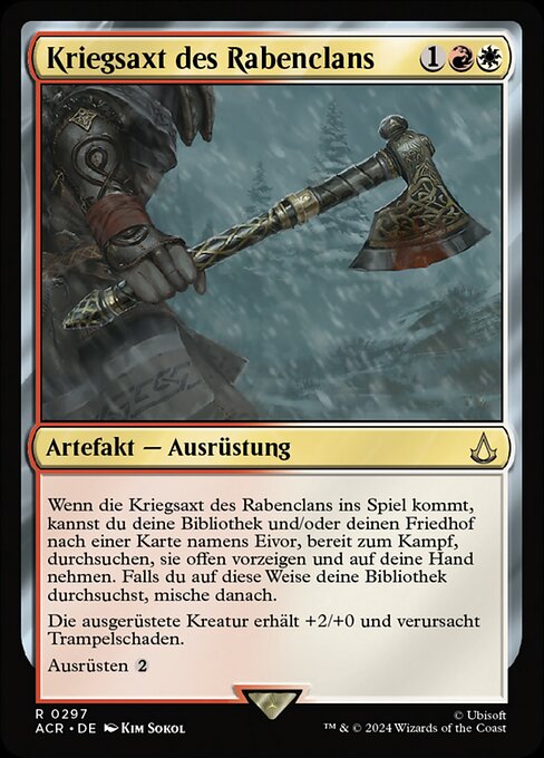 Kriegsaxt des Rabenclans