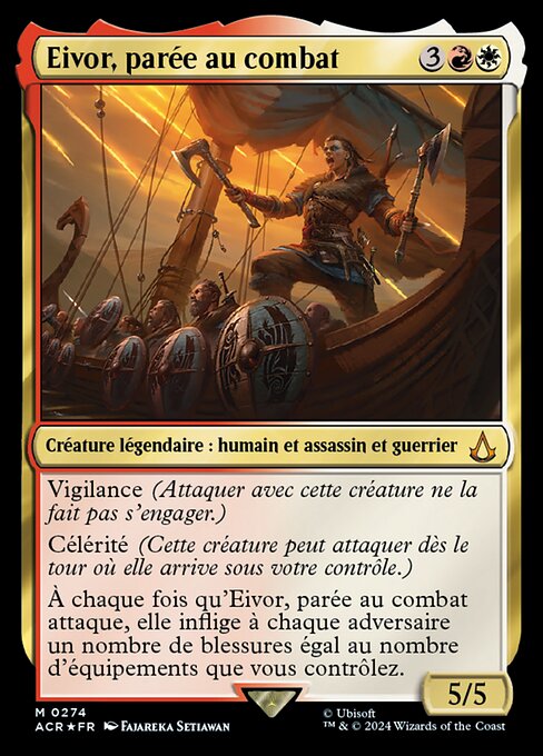 Eivor, parée au combat