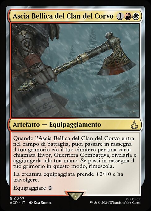 Ascia Bellica del Clan del Corvo