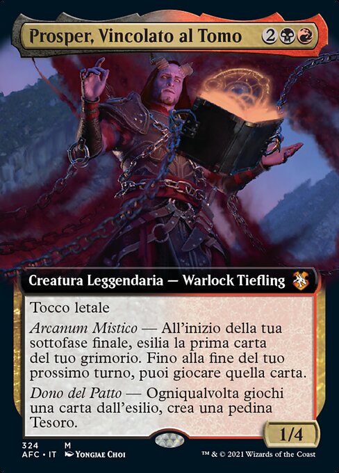 Prosper, Vincolato al Tomo