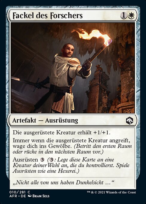 Fackel des Forschers