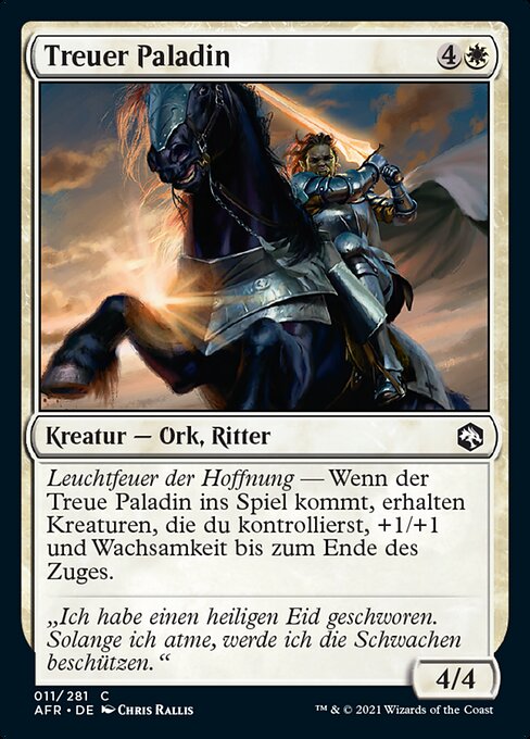 Treuer Paladin