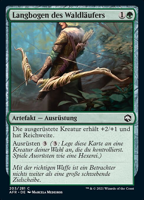 Langbogen des Waldläufers