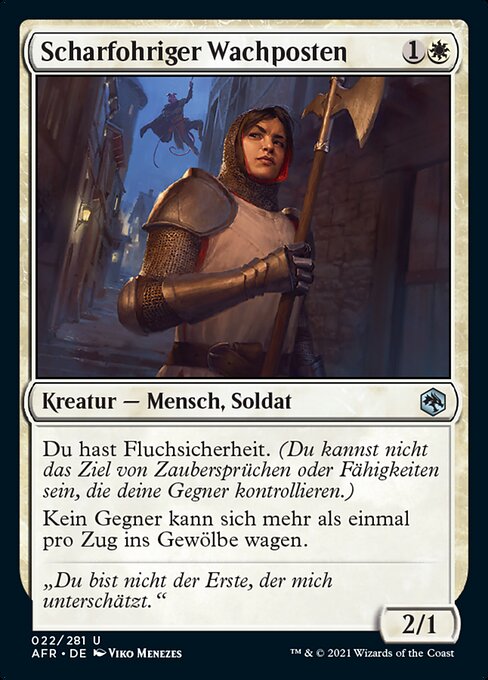 Scharfohriger Wachposten