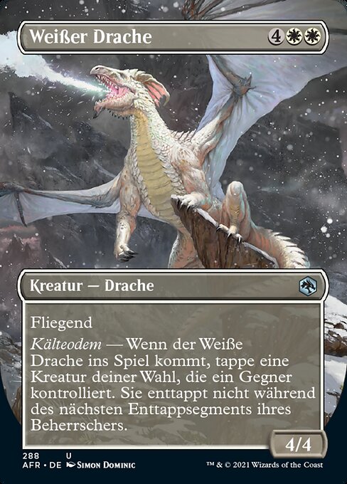 Weißer Drache