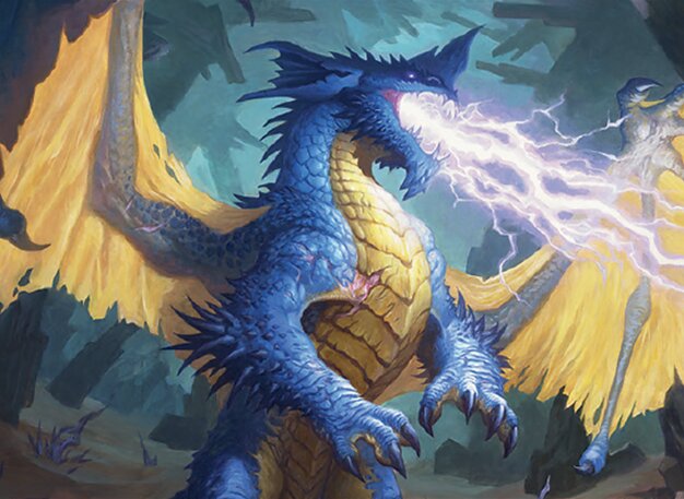 Blauer Drache