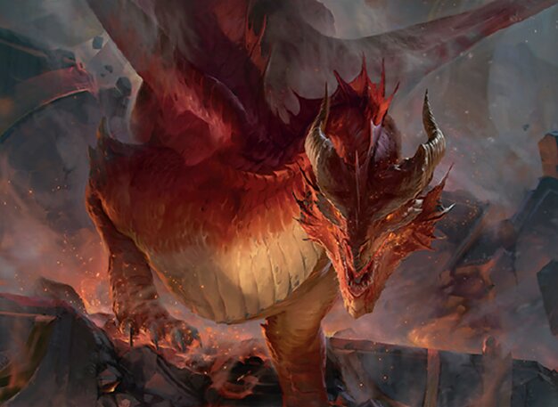 Roter Drache