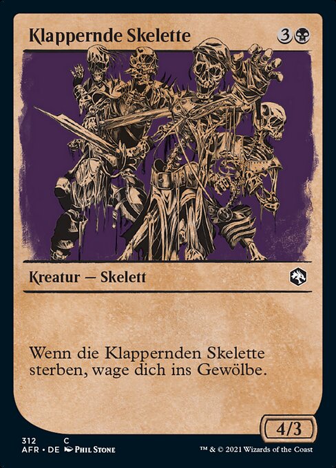 Klappernde Skelette