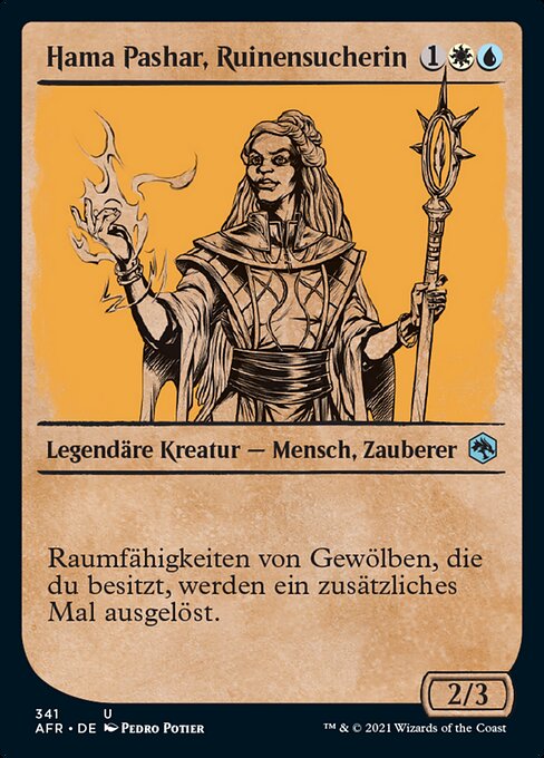 Hama Pashar, Ruinensucherin