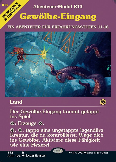 Gewölbe-Eingang