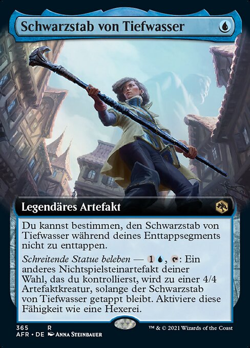 Schwarzstab von Tiefwasser