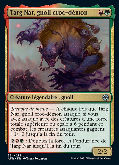 Targ Nar, gnoll croc-démon