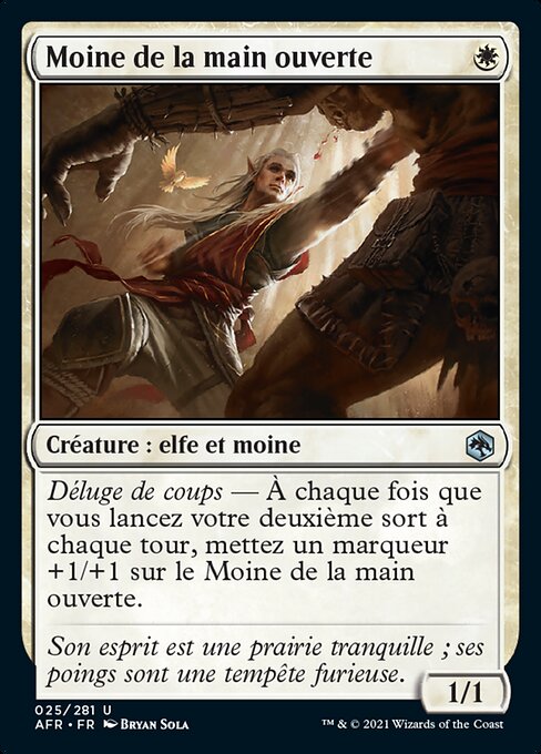 Moine de la main ouverte