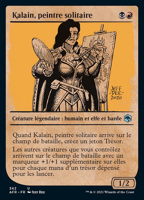 Kalain, peintre solitaire