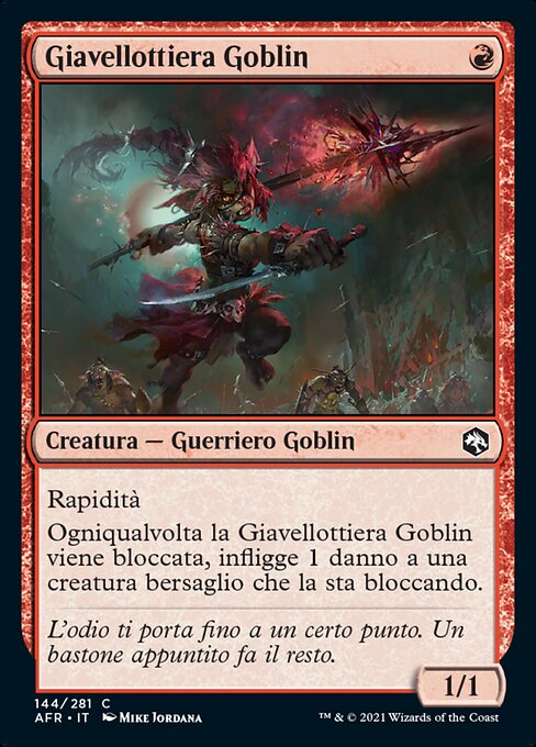 Giavellottiera Goblin