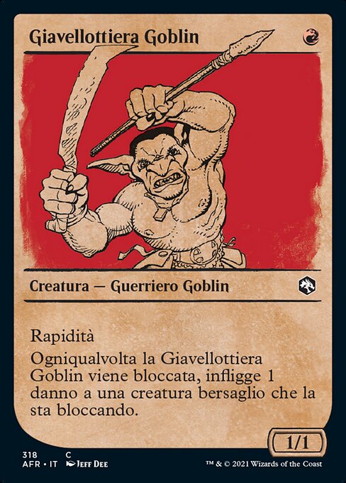 Giavellottiera Goblin