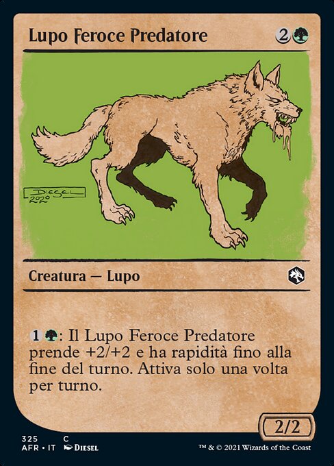 Lupo Feroce Predatore