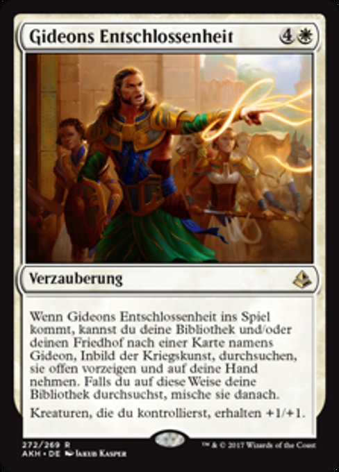 Gideons Entschlossenheit