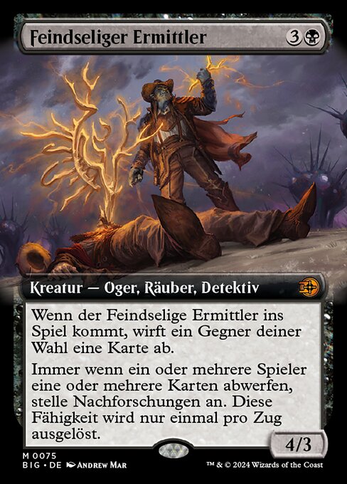 Feindseliger Ermittler