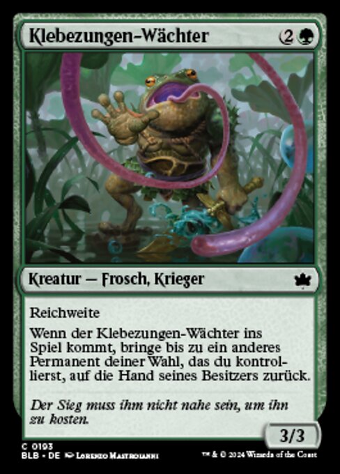 Stickytongue Sentinel