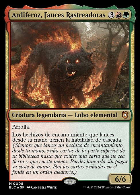 Ardiferoz, Fauces Rastreadoras