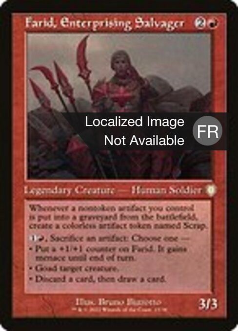 Farid, Enterprising Salvager