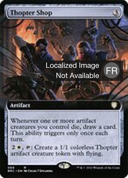 Atelier de mécanoptères