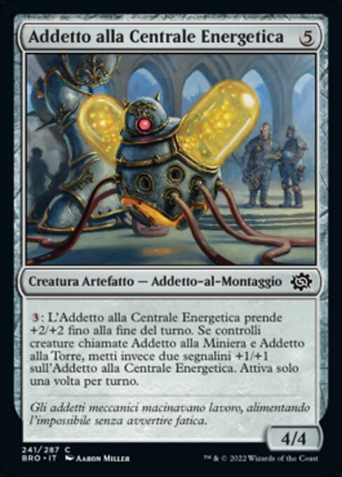 Addetto alla Centrale Energetica