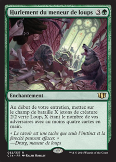 Hurlement du meneur de loups