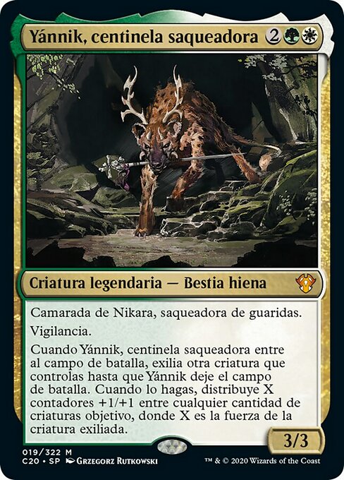 Yánnik, centinela saqueadora