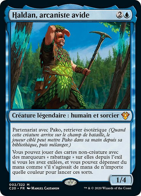 Haldan, arcaniste avide