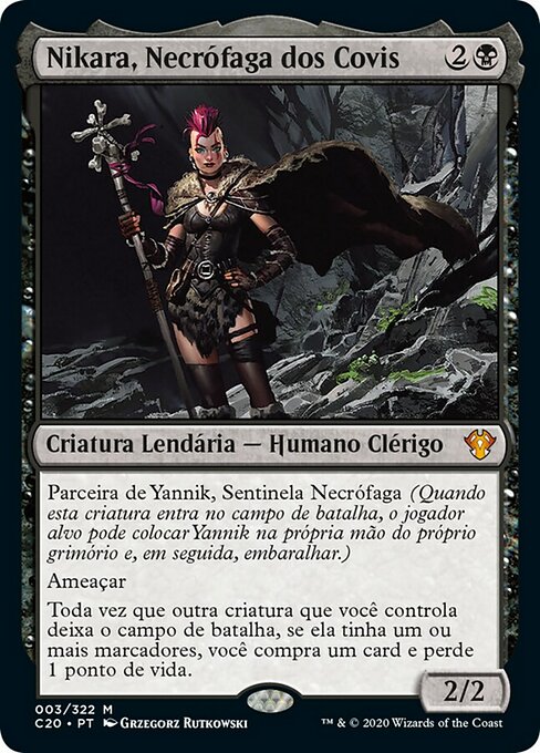 Nikara, Necrófaga dos Covis