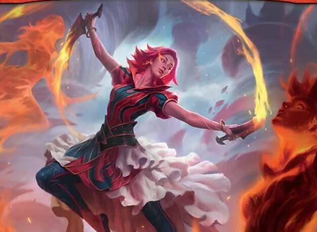 Rionya, bailarina de fuego