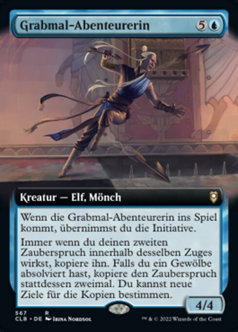 Grabmal-Abenteurerin