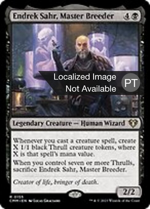 Endrek Sahr, Master Breeder