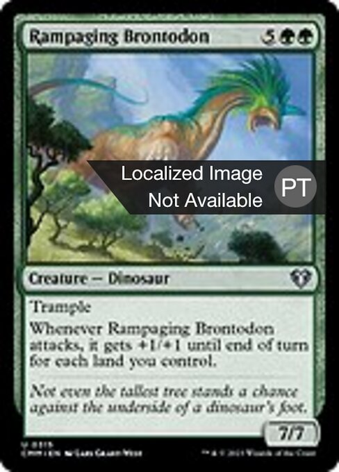Rampaging Brontodon