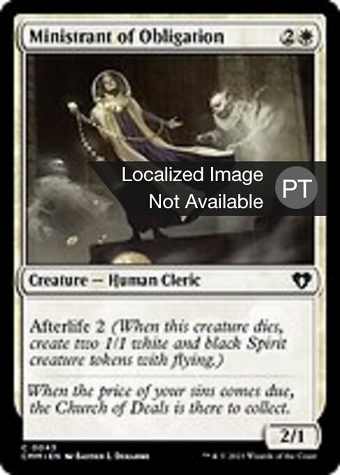 Ministrant of Obligation