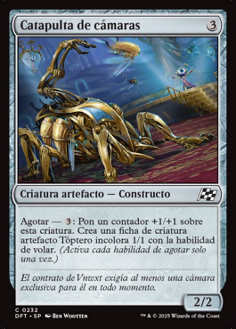 Catapulta de cámaras