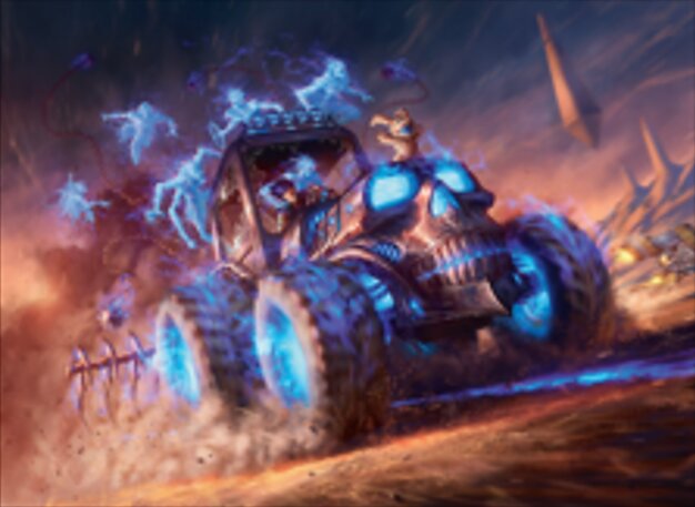 Tracteur infernal hanté