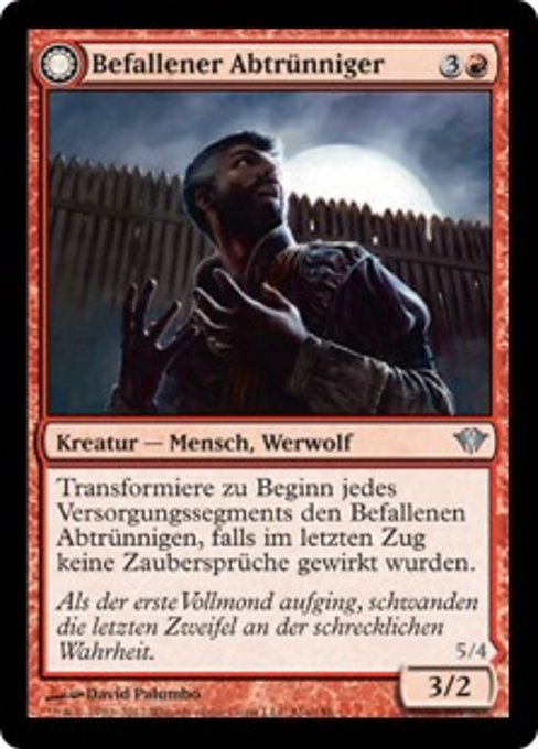 Afflicted Deserter // Werewolf Ransacker