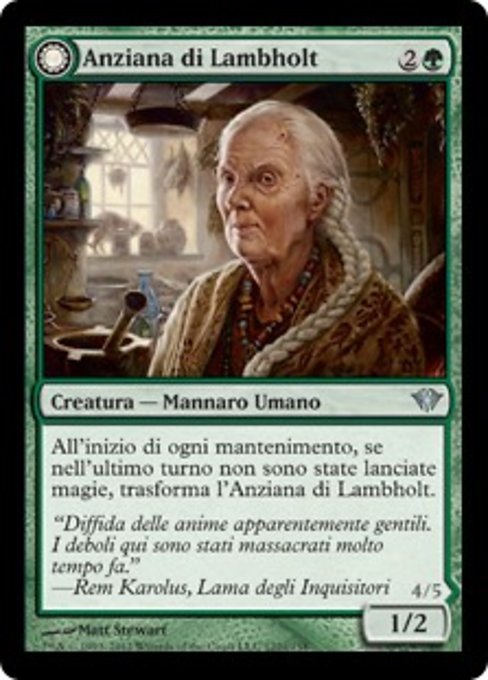 Lambholt Elder // Silverpelt Werewolf