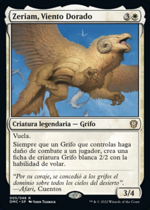 Zeriam, Viento Dorado