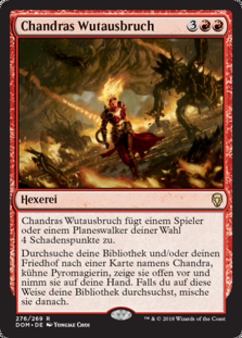 Chandras Wutausbruch