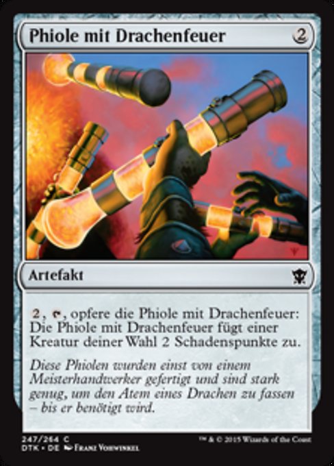 Phiole mit Drachenfeuer