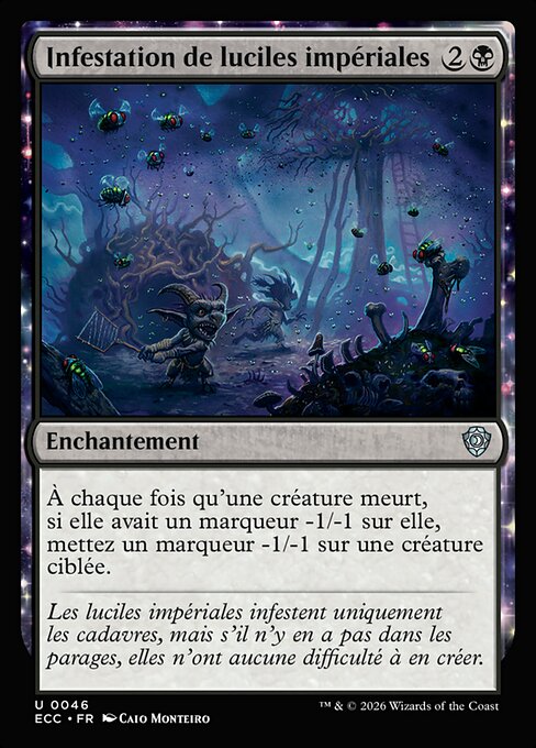 Infestation de luciles impériales