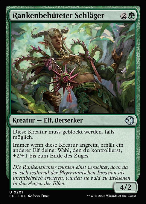 Rankenbehüteter Schläger